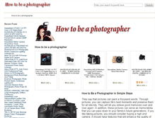 Tablet Screenshot of howtobeaphotographer.org
